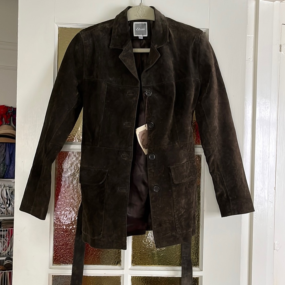 NWT Etam leather jacket, Small